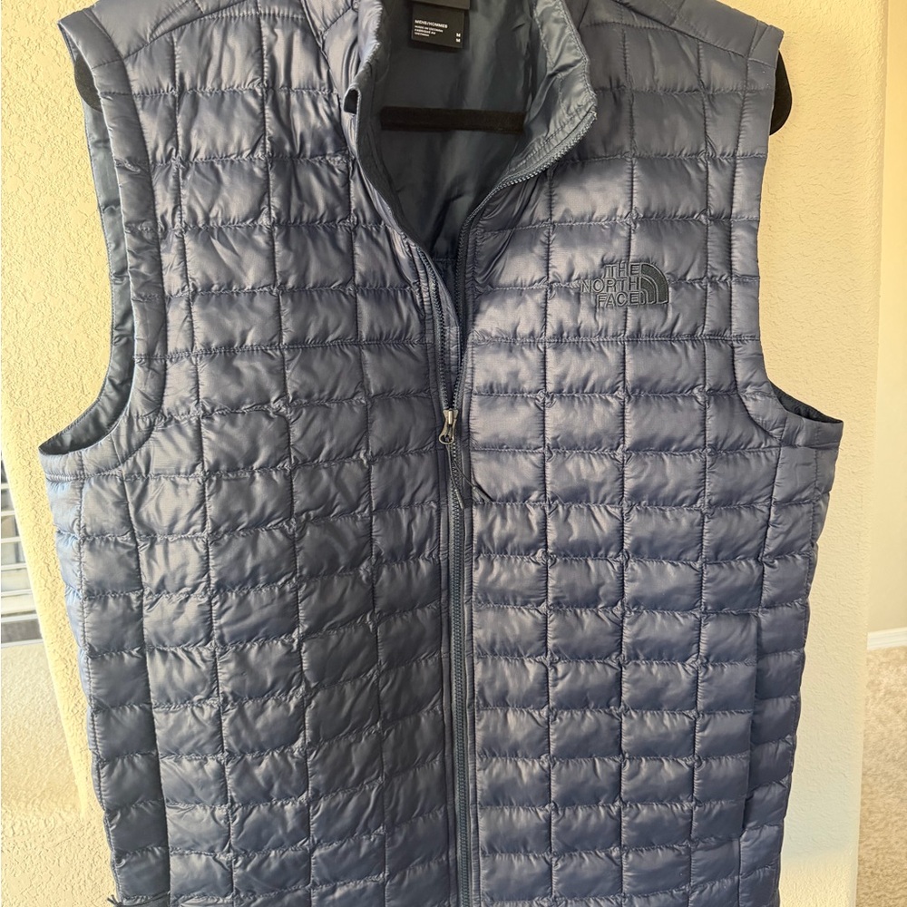 The North Face Men's Steel Blue Puffer Vest